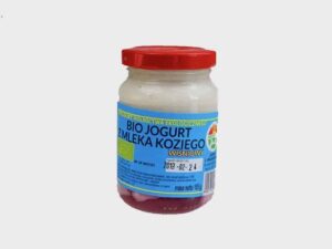 Jogurt kozi wiśniowy ekologiczny 185g - Gospodarstwo ekologiczne Kózka