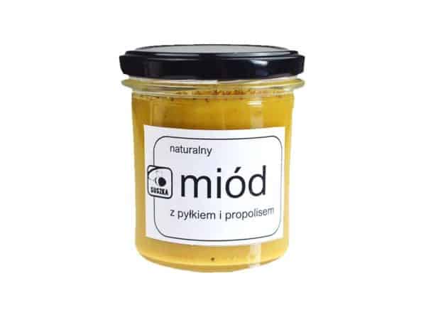 Miód z pyłkiem i propolisem 350g - Miody Suszka