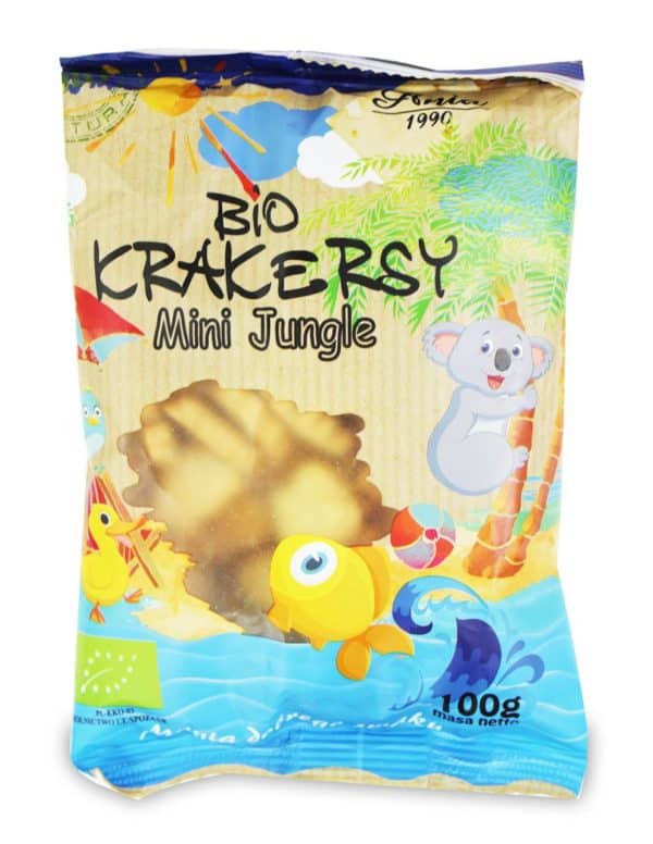 Krakersy mini jungle bio 100g