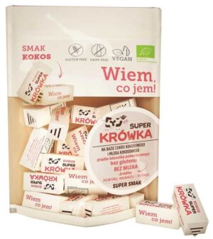 Krówki kokosowe bezglutenowe bio 150g