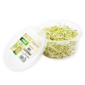KIEŁKI LUCERNY ŚWIEŻE BIO (około 50 g) (2 szt.)