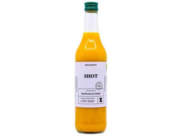 Shot rozgrzewający kurkuma- imbir Bio 500ml
