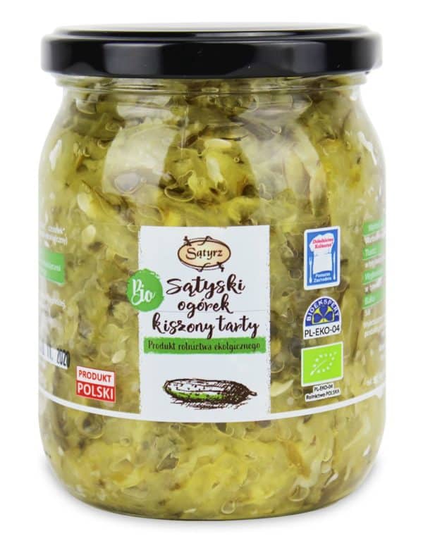 Ogórek kiszony tarty Bio 450g