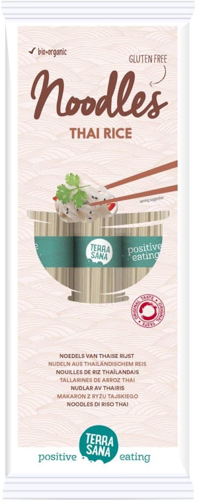 MAKARON (RYŻOWY) NOODLE SPAGHETTI BEZGLUTENOWY BIO 250 g - TERRASANA (2 szt.)