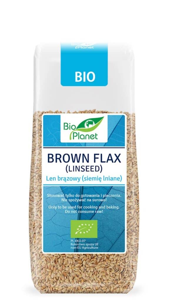 Len brązowy ( siemię lniane ) 400g  - Bio Planet