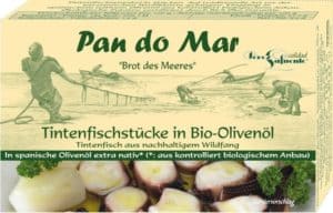 Kałamarnica w Bio oliwie z oliwek Bio 125g - PAN DO MAR