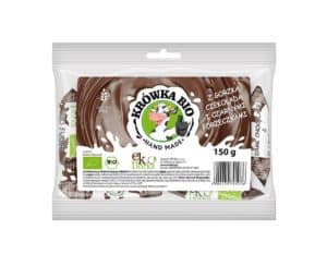 Krówki z gorzką czekoladą czarnymi porzeczkami BIO 150 g - EKOFLORKA