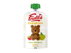Mus, przecier jabłkowo- truskawkowy BIO 100 g - FRULLA (NATURA NUOVA)