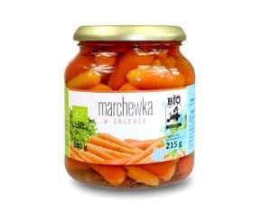 Marchewka w zalewie w słoiku BIO 340 g (215 g) - BIO EUROPA