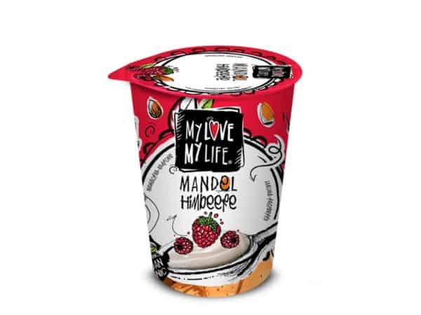 Produkt migdałowy malinowy  BIO 180 g - MY LOVE MY LIFE