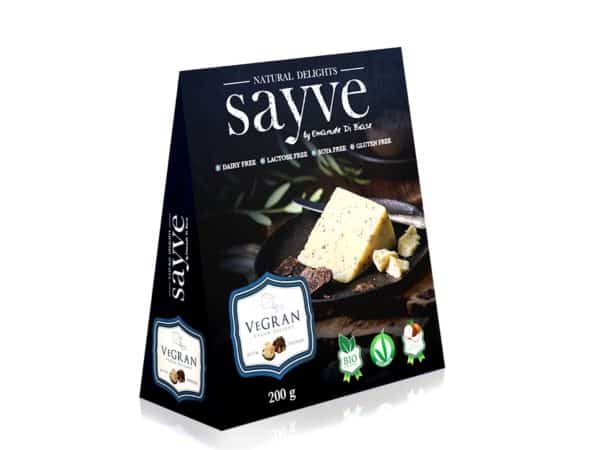 Produkt wegański z ciecierzycą i truflami bez laktozy BIO 200 g - SAYVE