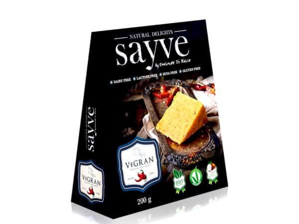 Produkt wegański z ciecierzycą i chili bez laktozy BIO 200 g - SAYVE