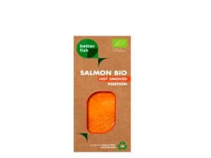 Łosoś atlantycki wędzony na gorąca porcja (koperta) BIO 100 g - BETTER FISH (B SALMON)