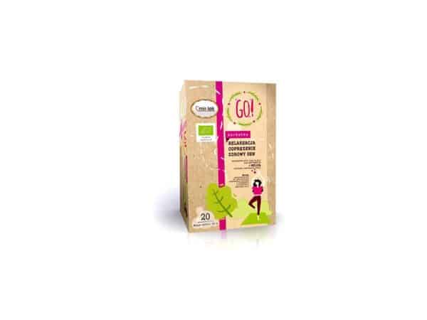 Herbatka Go! relaksacja-odprężenie- zdrowy sen BIO (20 x 2,5 g) 50 g - MIR-LEK