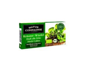 Bulion kostki ziołowe z bazylią i tymiankiem BIO 80 g - NATUR COMPAGNIE