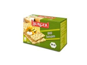 Pieczywo chrupkie żytnie razowe z sezamem BIO 250 g - BURGER