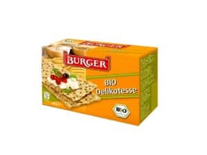 Pieczywo chrupkie żytnie razowe BIO 250 g - BURGER