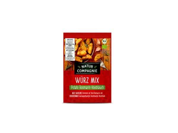 Przyprawa do ziemniaków z czosnkiem i rozmarynem BIO 35 g - NATUR COMPAGNIE