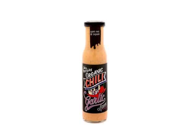 Sos czosnkowy z chili BIO 250 ml - BIO BANDITS