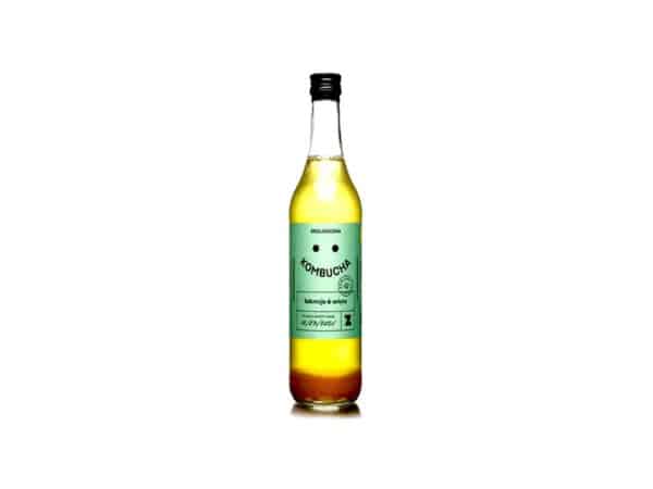 Kombucha z lukrecją i miętą  BIO 500 ml - ZAKWASOWNIA