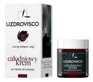 Krem pod oczy przeciwzmarszczkowy CZARNY TULIPAN I ALGI NA DZIEŃ I NA NOC 25 ml - UZDROVISCO