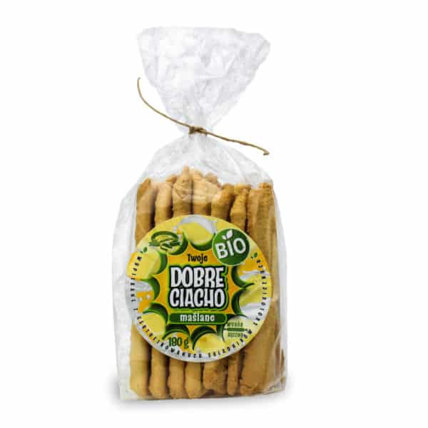 Ciastka kruche maślane  BIO 180 g - CUKIERNIA ZANIEWICZ (DOBRE CIACHO)