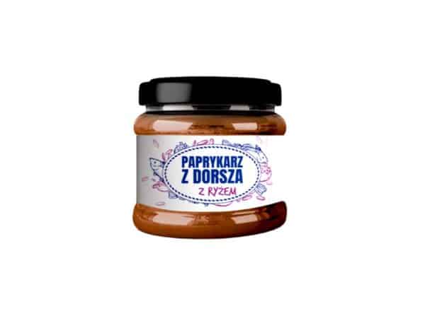 Paprykarz z Dorsza z Ryżem 155g - Kuter Fish