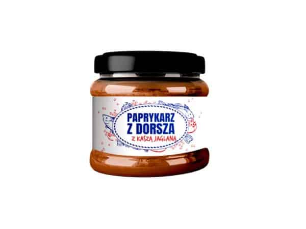 Paprykarz z Dorsza z Kaszą Jaglaną 155g - Kuter Fish