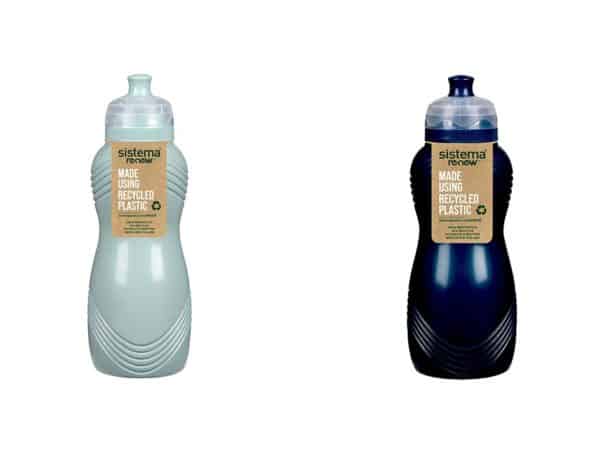 Butelka bidon granatowa i miętowa 600 ml - SISTEMA (RENEW)