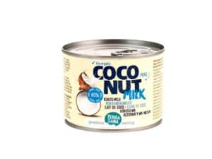 Mleczko kokosowe- Coconut milk - napój kokosowy bez gumy guar (22 % TŁUSZCZU) BIO 200 ml (PUSZKA) - TERRASANA