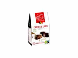 Belgijskie czekoladki serca z karmelem i solą morską FAIR TRADE BEZGLUTENOWE BIO 100 g - BELVAS