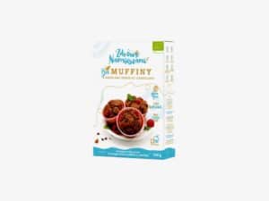 Mieszanka na muffinki z kroplami gorzkiej czekolady BEZGLUTENOWA BIO 300 g - ZDROWO NAMIESZANE