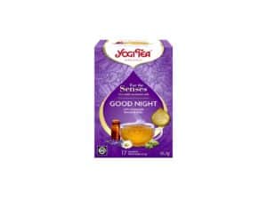 Herbatka dla zmysłów na dobranoc z OLEJKIEM LAWENDOWYM (FOR THE SENSES GOOD NIGHT) BIO (17 x 2,1 g) 35,7 g - YOGI TEA