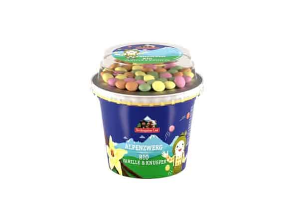 Jogurt waniliowy z drażetkami czekoladowymi  BIO 137 g - BERCHTESGADENER LAND