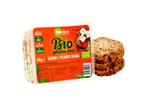Chleb z pełnego ziarna BEZGLUTENOWY BIO 250 g- 2 sztuki  - BALVITEN