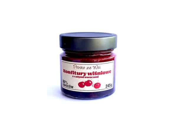 Konfitura EKSTRA Z WIŚNI BIO 245 g - PROSTO ZE WSI