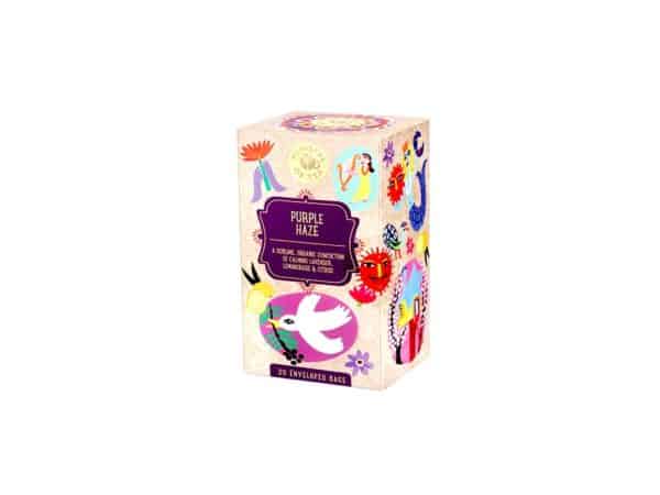 Herbatka Z TRAWĄ CYTRYNOWĄ I LAWENDĄ (PURPLE HAZE) BIO (20 x 1,5 g) 30 g - MINISTRY OF TEA
