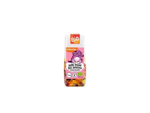 Żelki (MISIE) BEZ ŻELATYNY BEZGLUTENOWE BIO 100 g - BIOMINKI