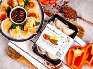 Pierogi z kaszą gryczaną i wędzoną papryką bezglutenowe (275g)  - Mamavege