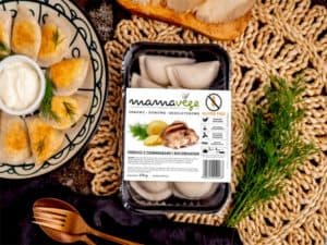Pierogi z ziemniakami i boczniakiem bezglutenowe- Mamavege