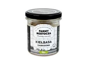 Kiełbasa zagrodowa  BIO 250 g (SŁOIK) - FARMY ROZTOCZA