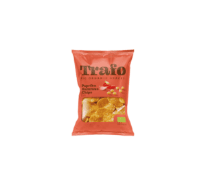 CHipsy z ciecierzycy O SMAKU PAPRYKOWO - CZOSNKOWYM BIO 75 g - TRAFO