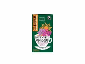 HERBATA ZIELONA Z CZARNĄ PORZECZKĄ, ACEROLĄ I MATCHĄ "ODPORNOŚĆ" FAIR TRADE BIO (20 x 2 g) 40 g - CLIPPER