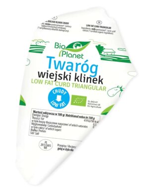 TWARÓG WIEJSKI KLINEK CHUDY BIO (około 0,30 kg) - BIO PLANET