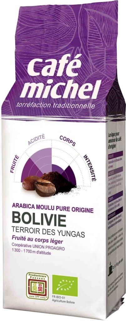 KAWA MIELONA ARABICA 100 % BOLIWIA FAIR TRADE BIO 250 g - TERRA ETICA (1 szt.)