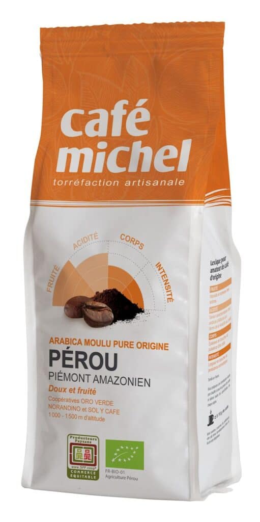 KAWA MIELONA ARABICA 100 % PERU FAIR TRADE BIO 250 g - TERRA ETICA (1 szt.)