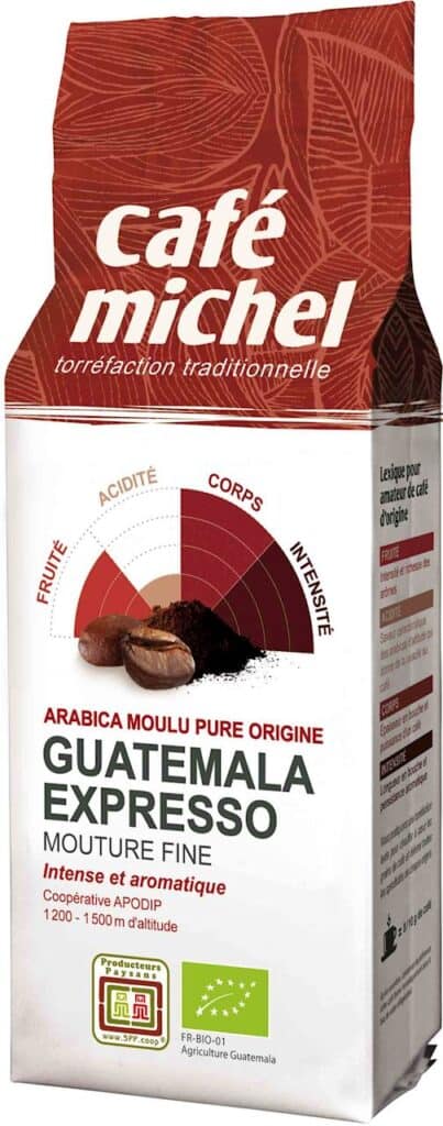 KAWA MIELONA ARABICA 100 % ESPRESSO GWATEMALA FAIR TRADE BIO 250 g - TERRA ETICA (1 szt.)