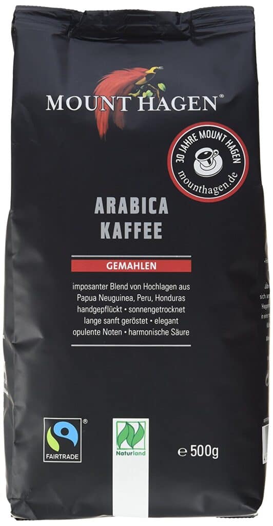 KAWA MIELONA ARABICA 100 % FAIR TRADE BIO 500 g - MOUNT HAGEN (1 szt.)
