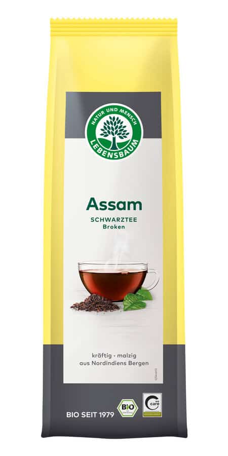 HERBATA CZARNA ASSAM LIŚCIASTA BIO 100 g - LEBENSBAUM (2 szt.)