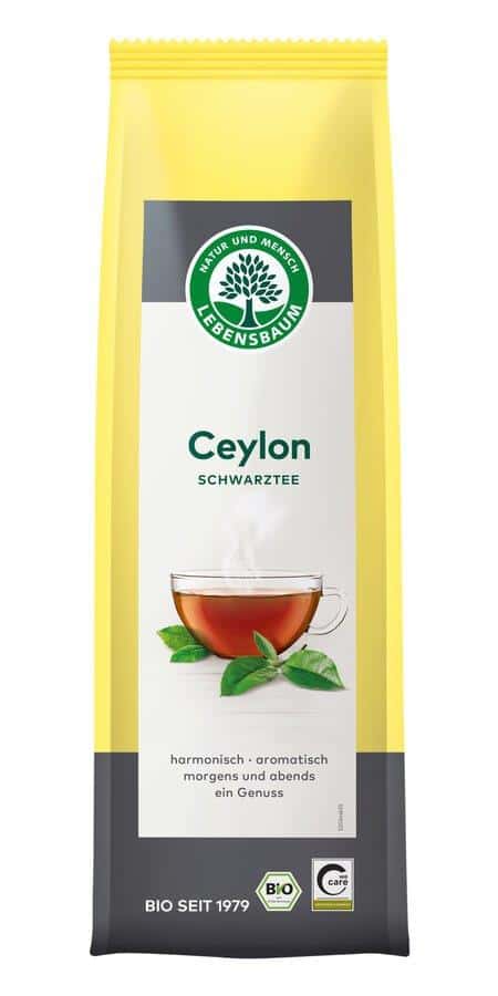 HERBATA CZARNA CEJLOŃSKA LIŚCIASTA BIO 75 g - LEBENSBAUM (2 szt.)